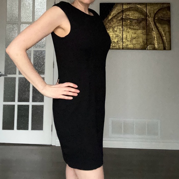 Frank Lyman Design classic black dress - size 14 - Picture 2 of 7